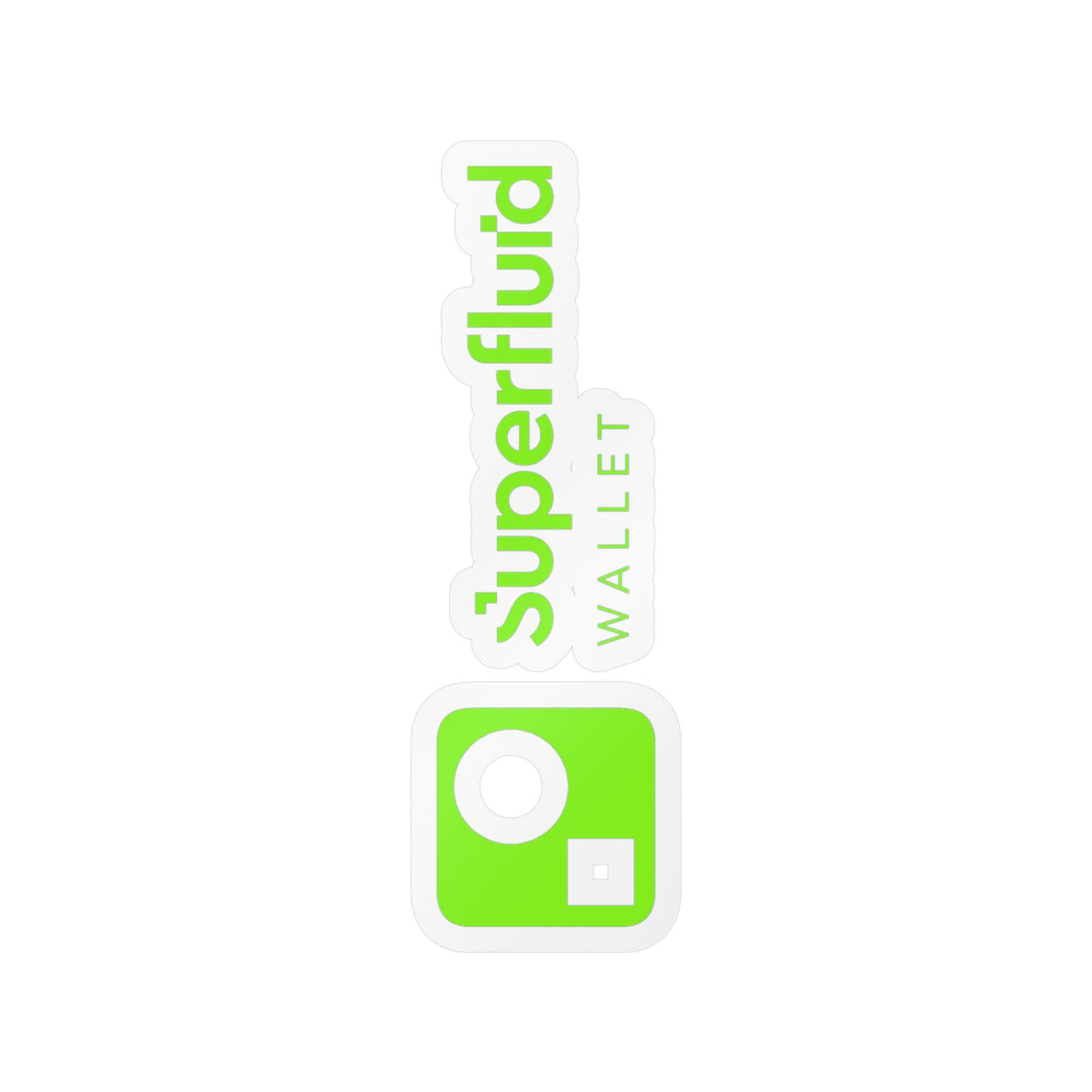 Superfluid Wallet Kiss-Cut Vinyl Decal
