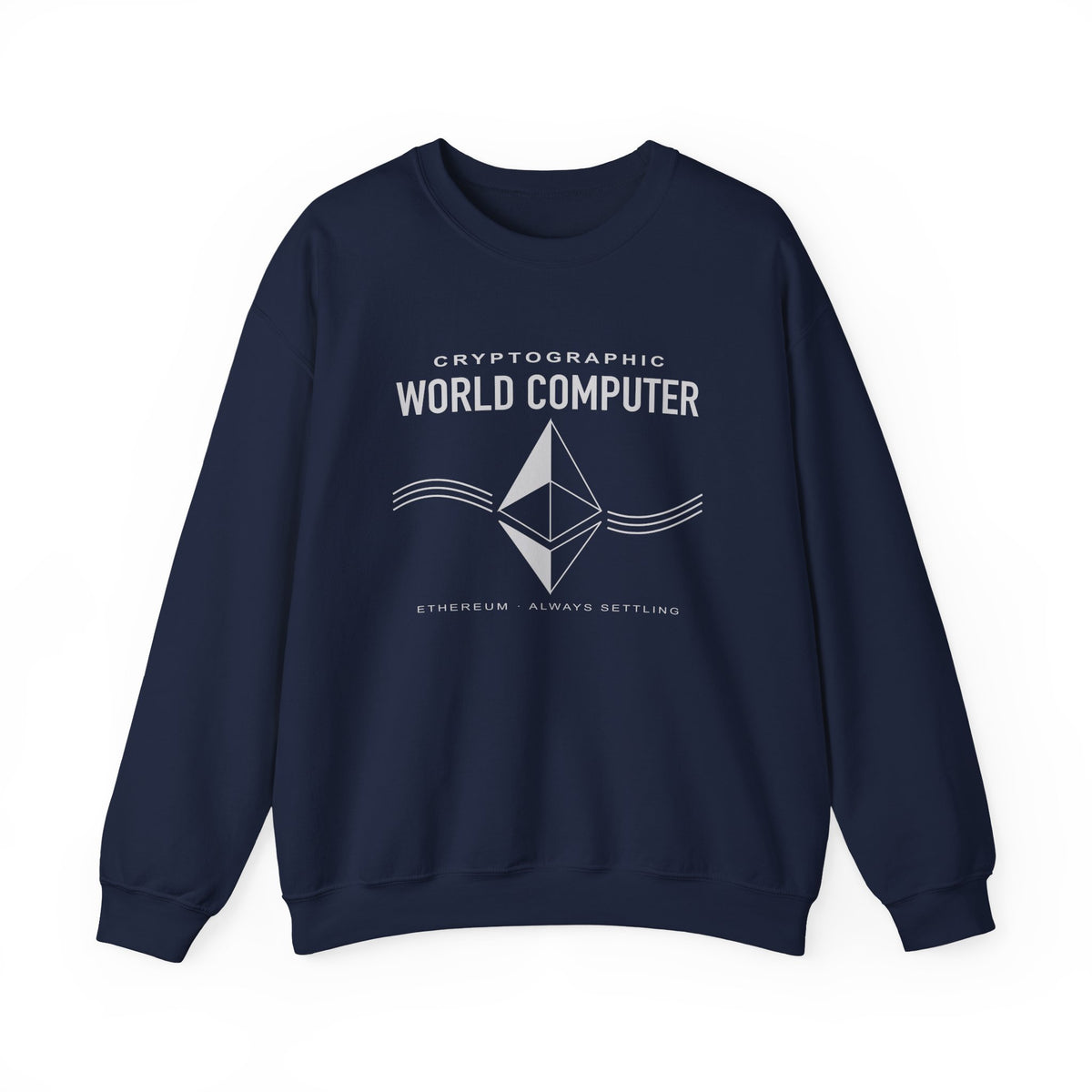 World Computer Minimalist Tech Crewneck Sweatshirt