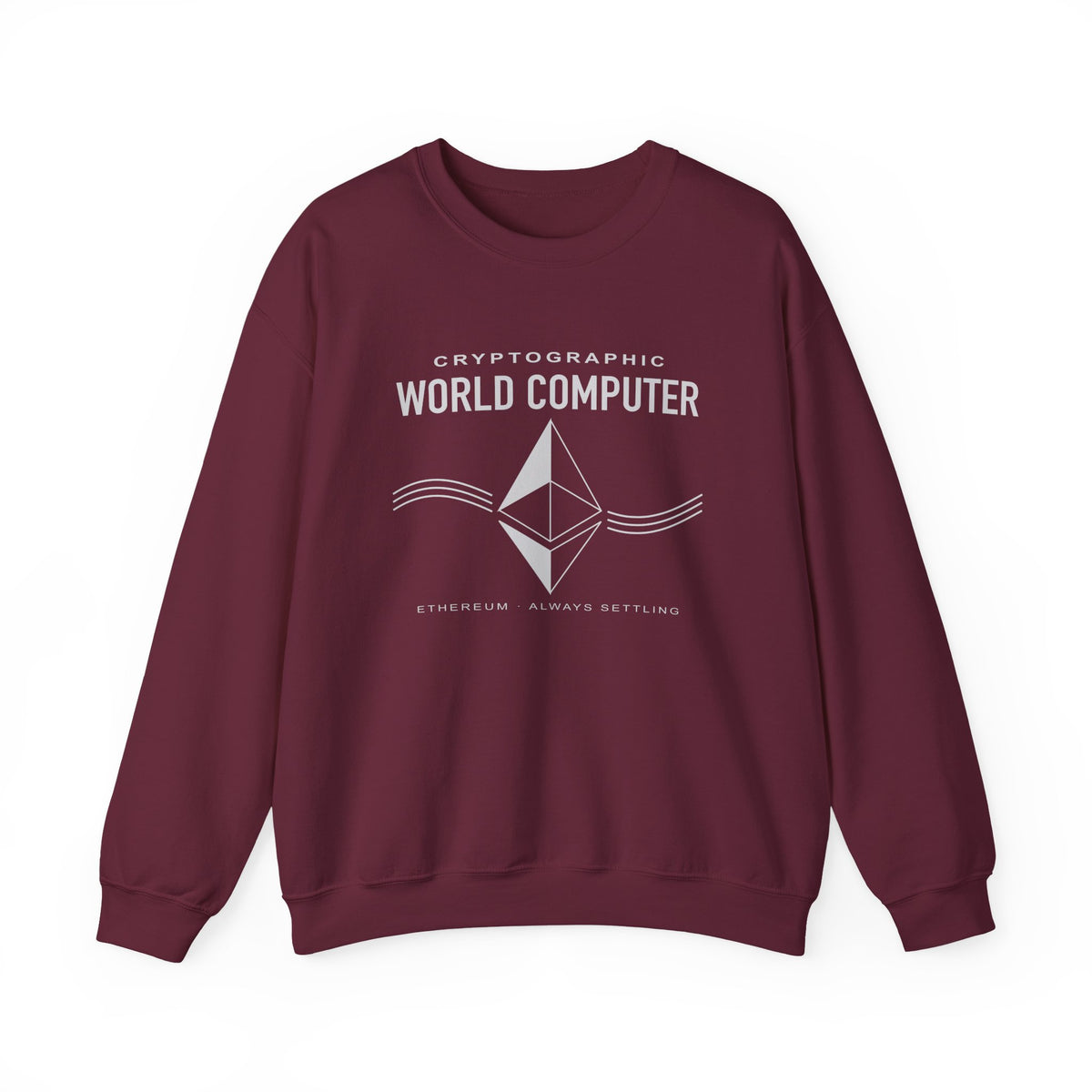 World Computer Minimalist Tech Crewneck Sweatshirt