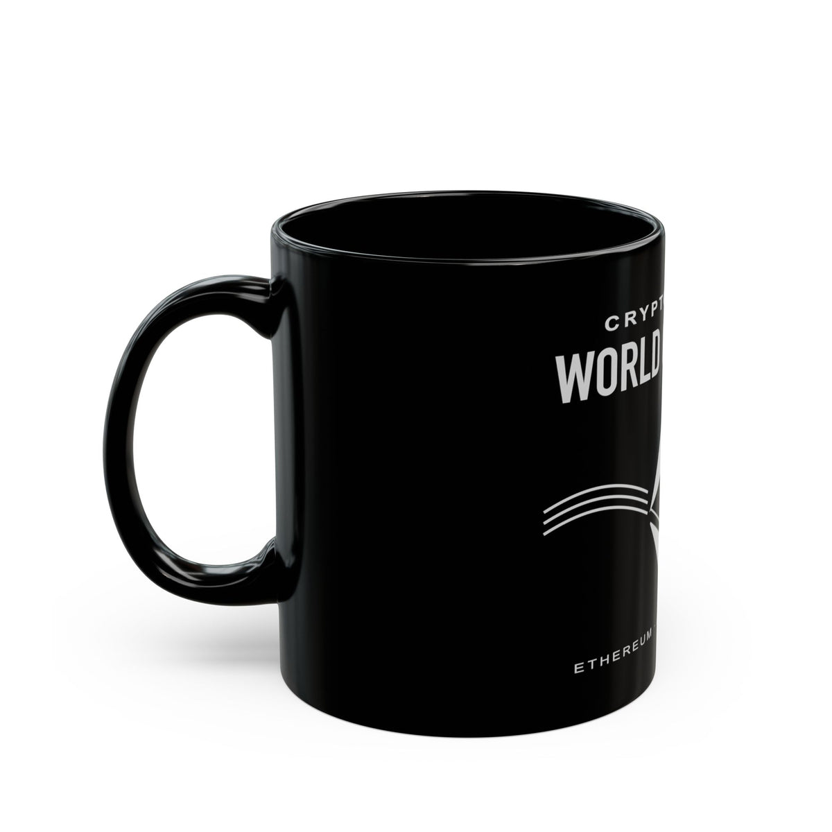 (Europe) Cryptographic World Computer Ethereum Always Settling Black Mug