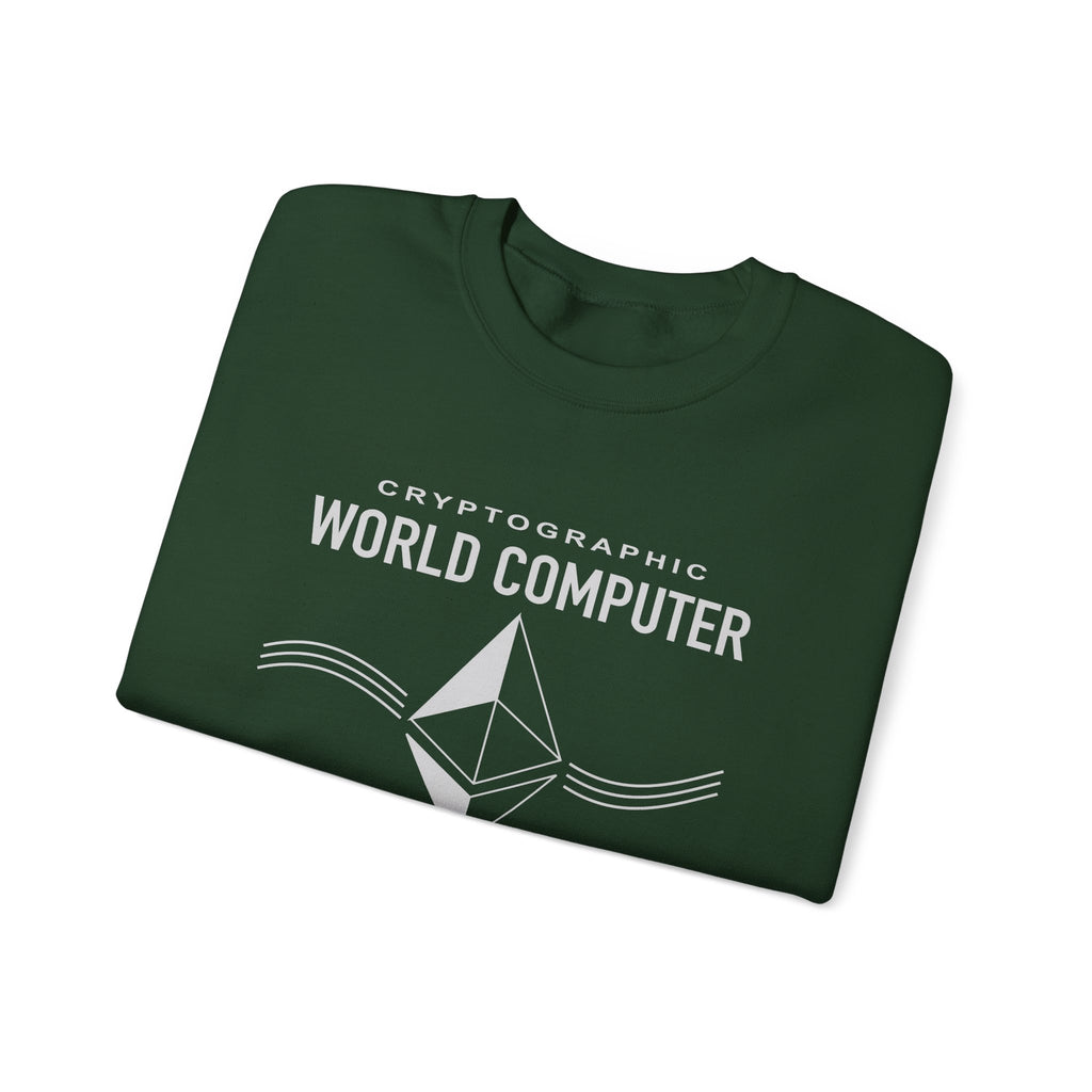 World Computer Minimalist Tech Crewneck Sweatshirt