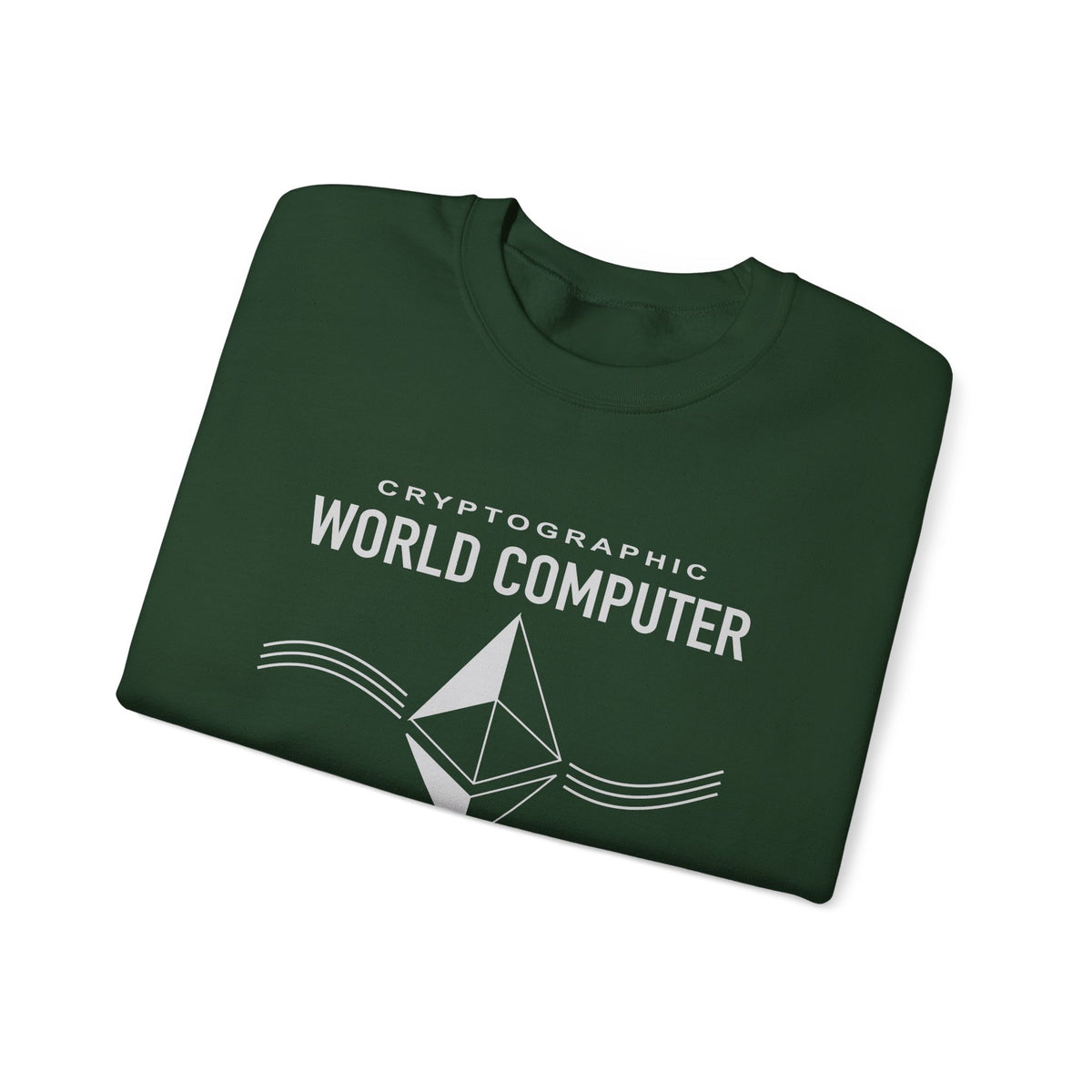 World Computer Minimalist Tech Crewneck Sweatshirt
