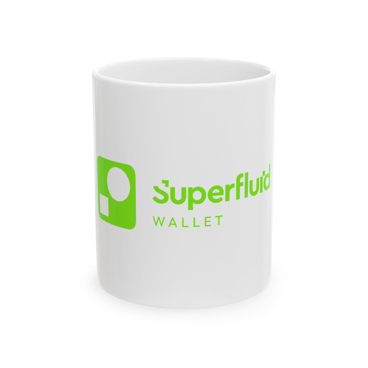 SuperFluid Wallet Logo Ceramic Mug
