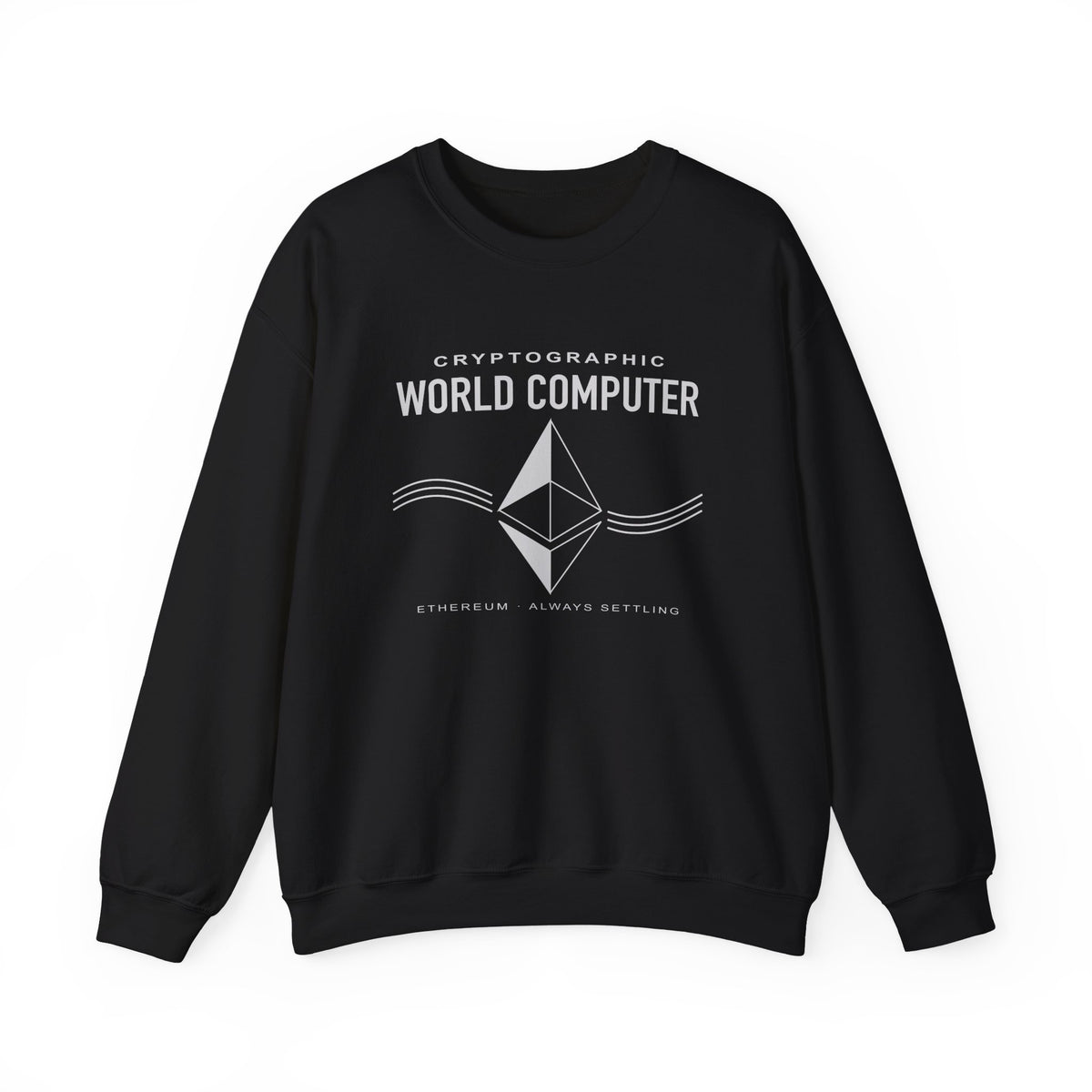 World Computer Minimalist Tech Crewneck Sweatshirt